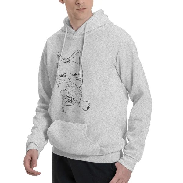 Mysterious Cat Creature Navy Blue - Dandadan Hoodie