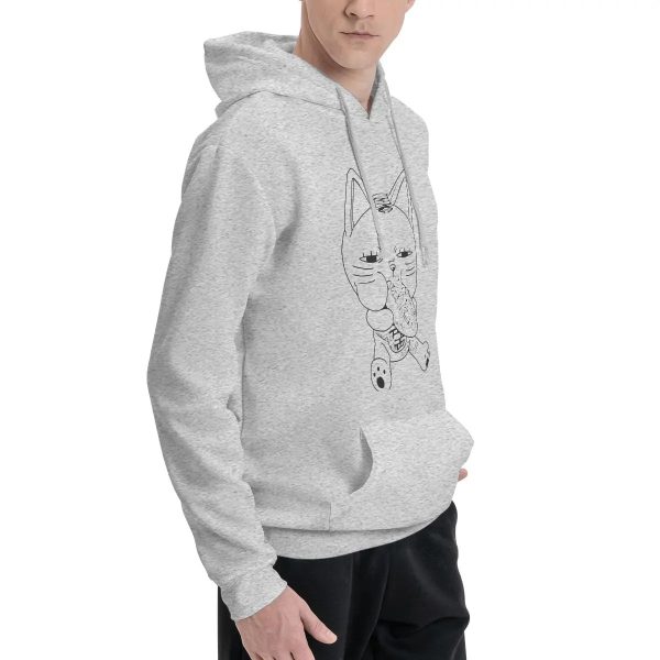 Mysterious Cat Creature Navy Blue - Dandadan Hoodie