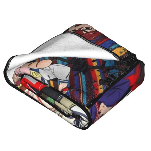 Dandadan Ultimate Battle Fleece Blanket