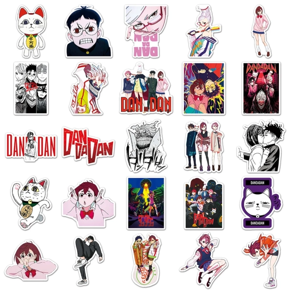 Dandadan Sticker Set – 30pcs Anime Stickers