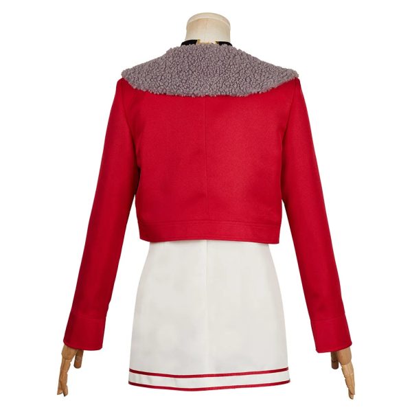 Momo Ayase Cosplay Costume - Dandadan Red Outfit