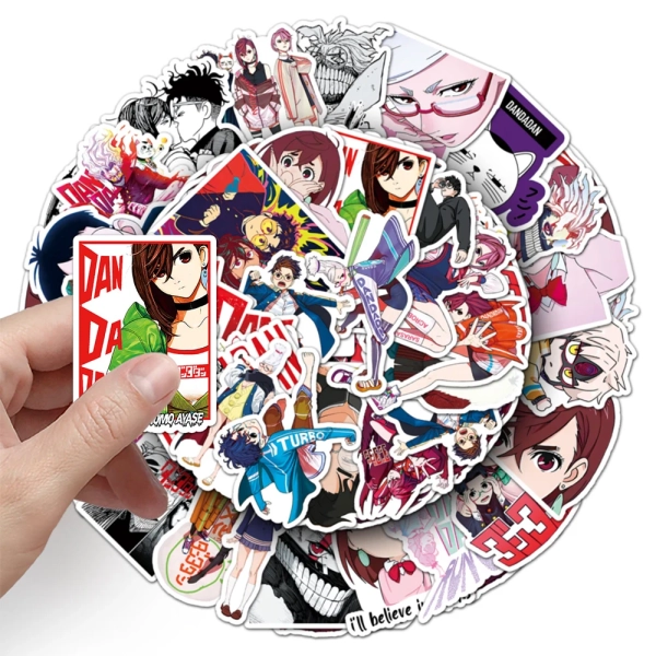 Dandadan Sticker Set – 50pcs Anime Stickers