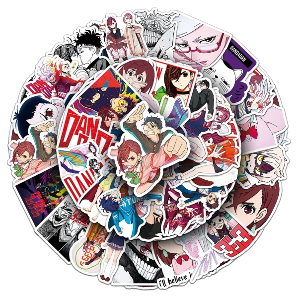 Dandadan Sticker Set – 50pcs Anime Stickers