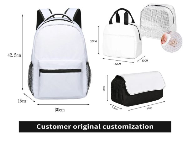 Dandadan Monochrome Fury Backpack Set – Bold Style for True Fans