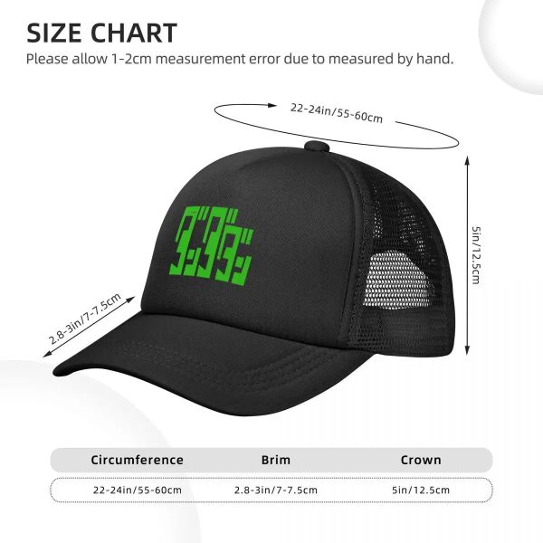 Bold Dandadan Mesh Cap with Green Logo