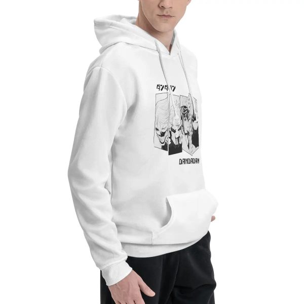 Dandadan Character Panel White Hoodie