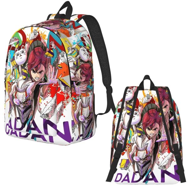 Dandadan Backpack Vibrant Character Collage