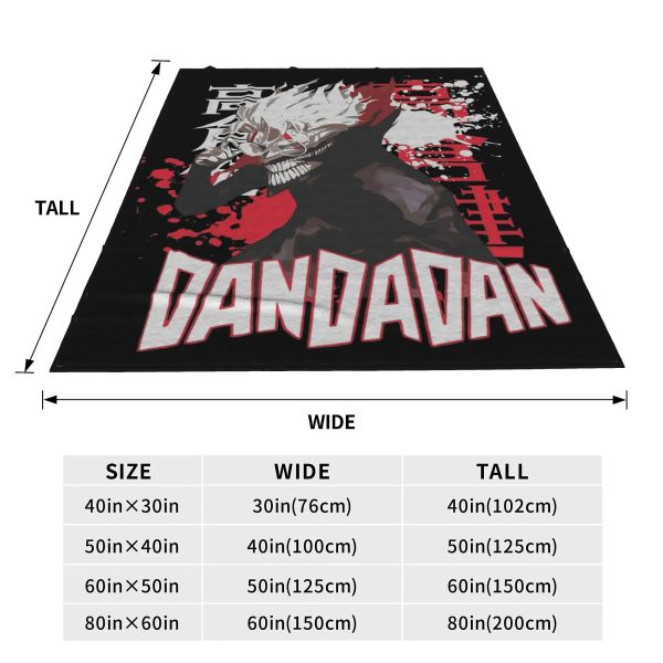 Dandadan Turbo Granny Fierce Fleece Blanket