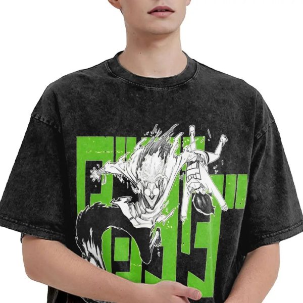 Dandadan High-Energy Green Flash T-Shirt