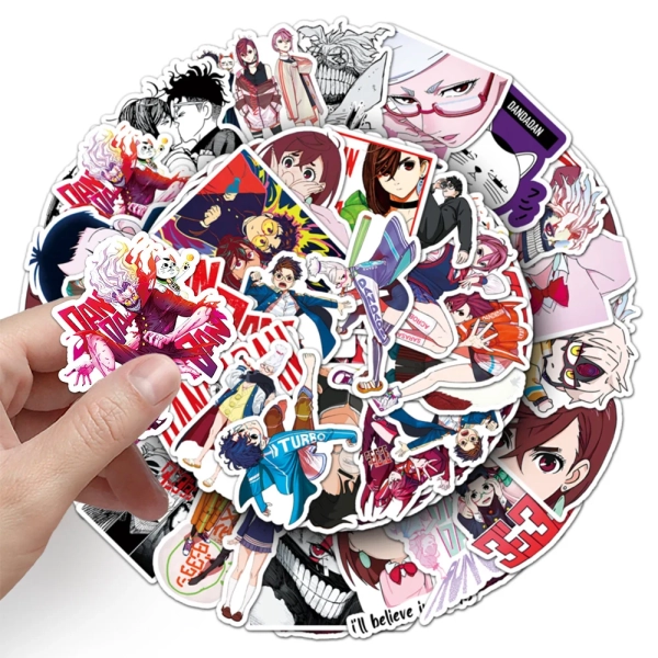 Dandadan Sticker Set – 50pcs Anime Stickers