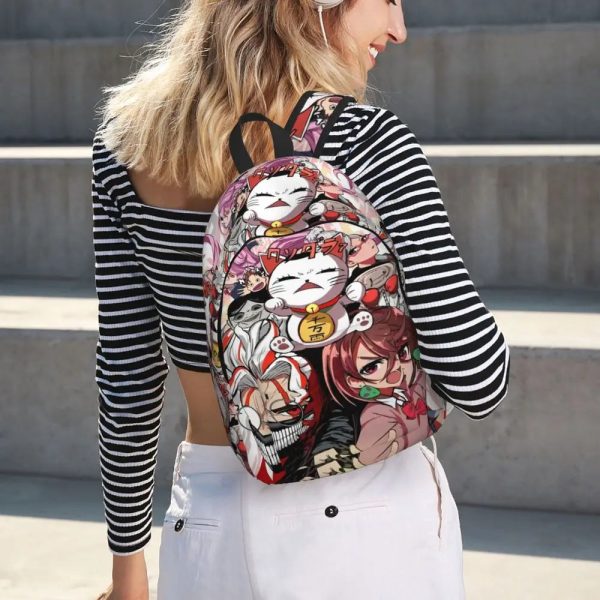 Dandadan Backpack Vibrant Character Collage