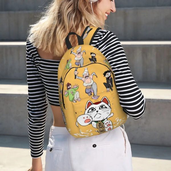 Dandadan Backpack Lucky Cat & Character Fun