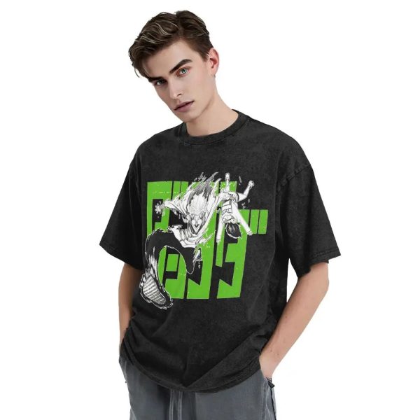 Dandadan High-Energy Green Flash T-Shirt