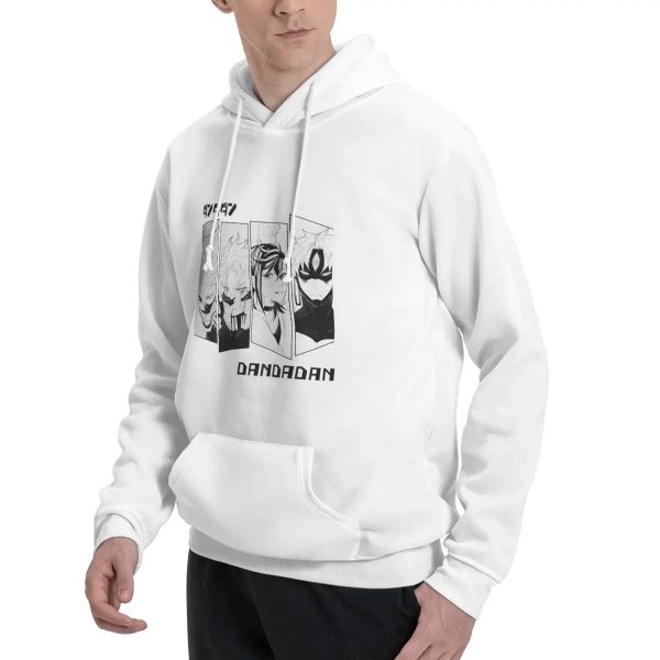 Dandadan Character Panel Black Hoodie