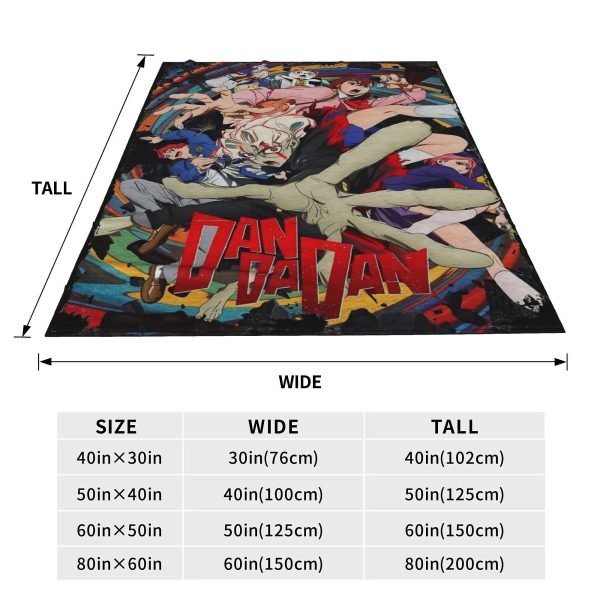 Dandadan Ultimate Battle Fleece Blanket