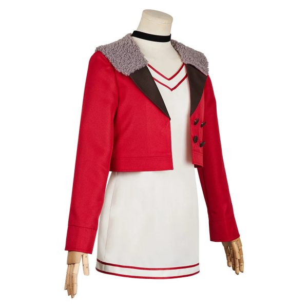 Momo Ayase Cosplay Costume - Dandadan Red Outfit